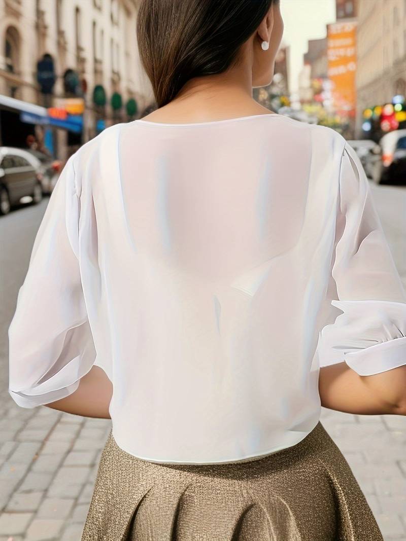 Betsabé® | Stylish Spring Blouse With An Open Front