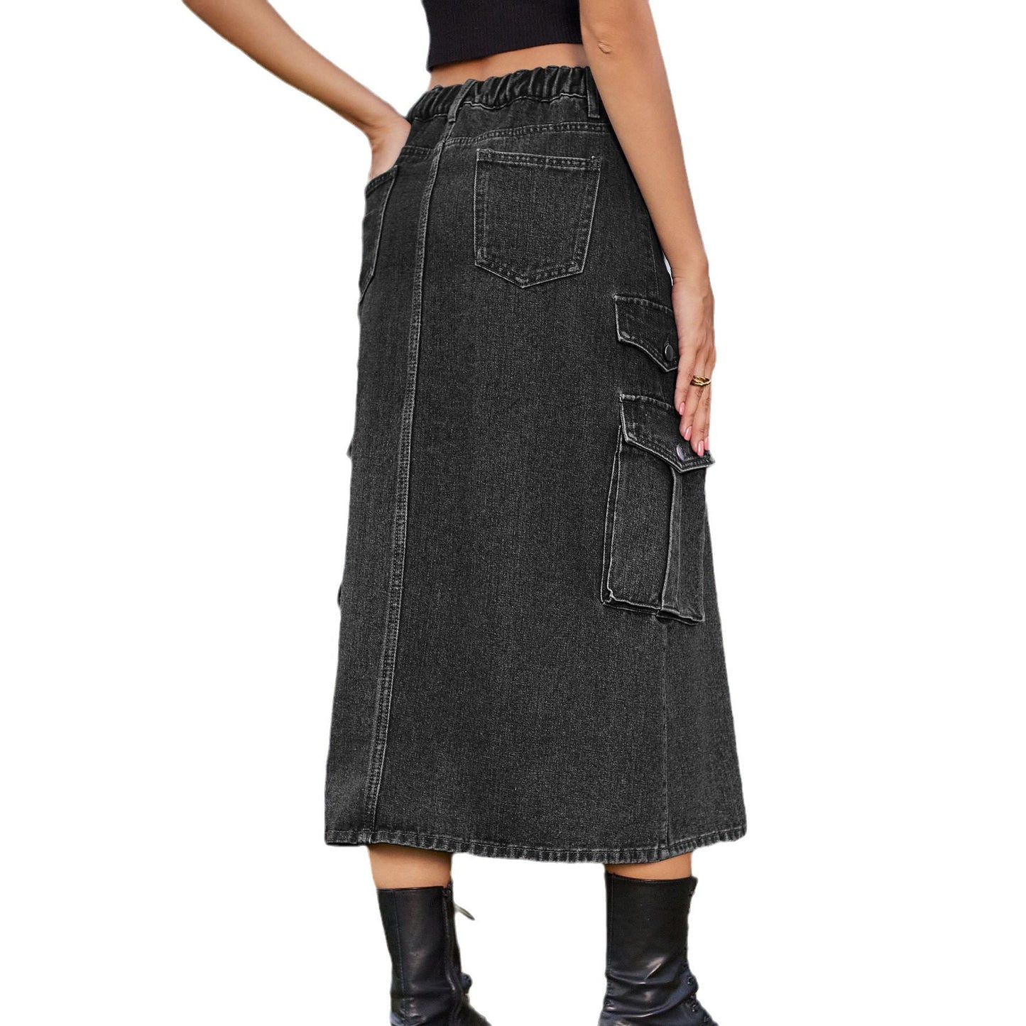 Bedelia® | Denim Cargo Skirt For Women