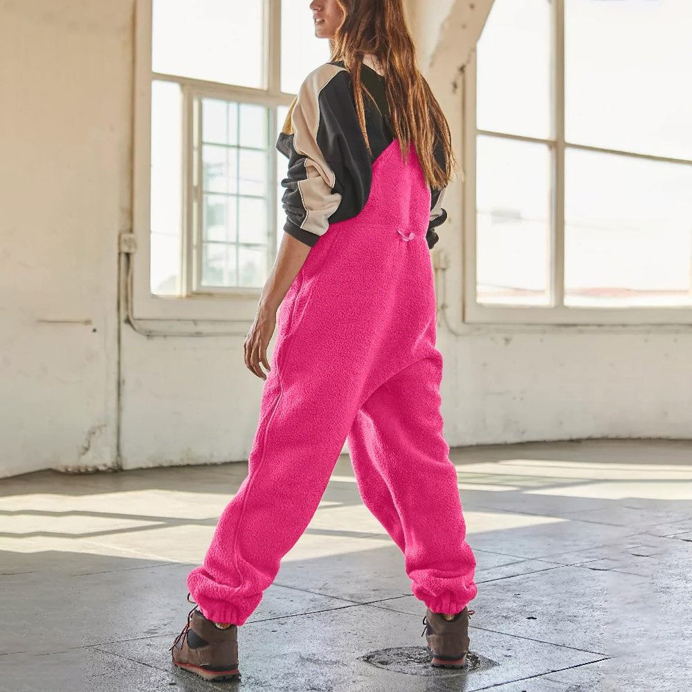 Amparo® | Adjustable Corduroy Fleece Jumpsuit