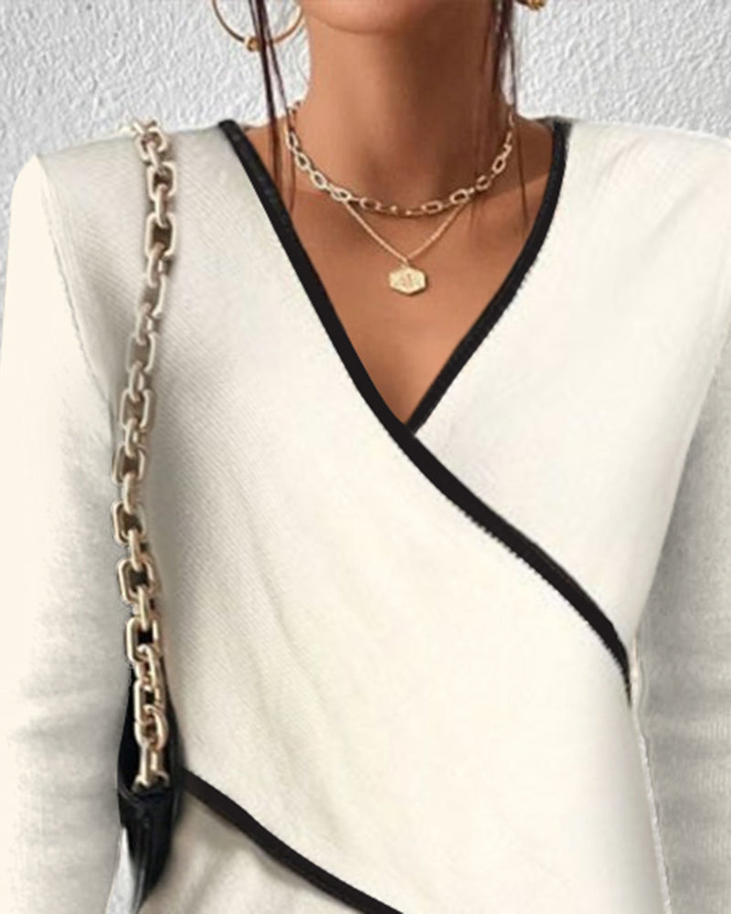 Antonella | Luxurious V neck sweater for women