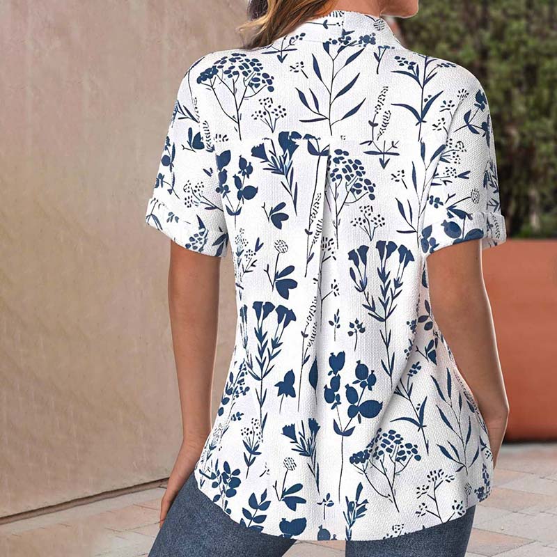 Brush® | Casual Blouse With Leaf Print