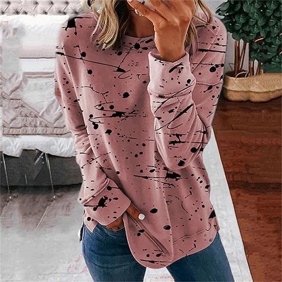 Bromleigh® | Fashionable Casual Blouse With Tie Dye Pattern