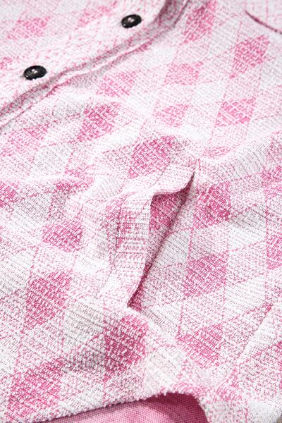 Bella® | Structured flap pocket jacket with geometric print