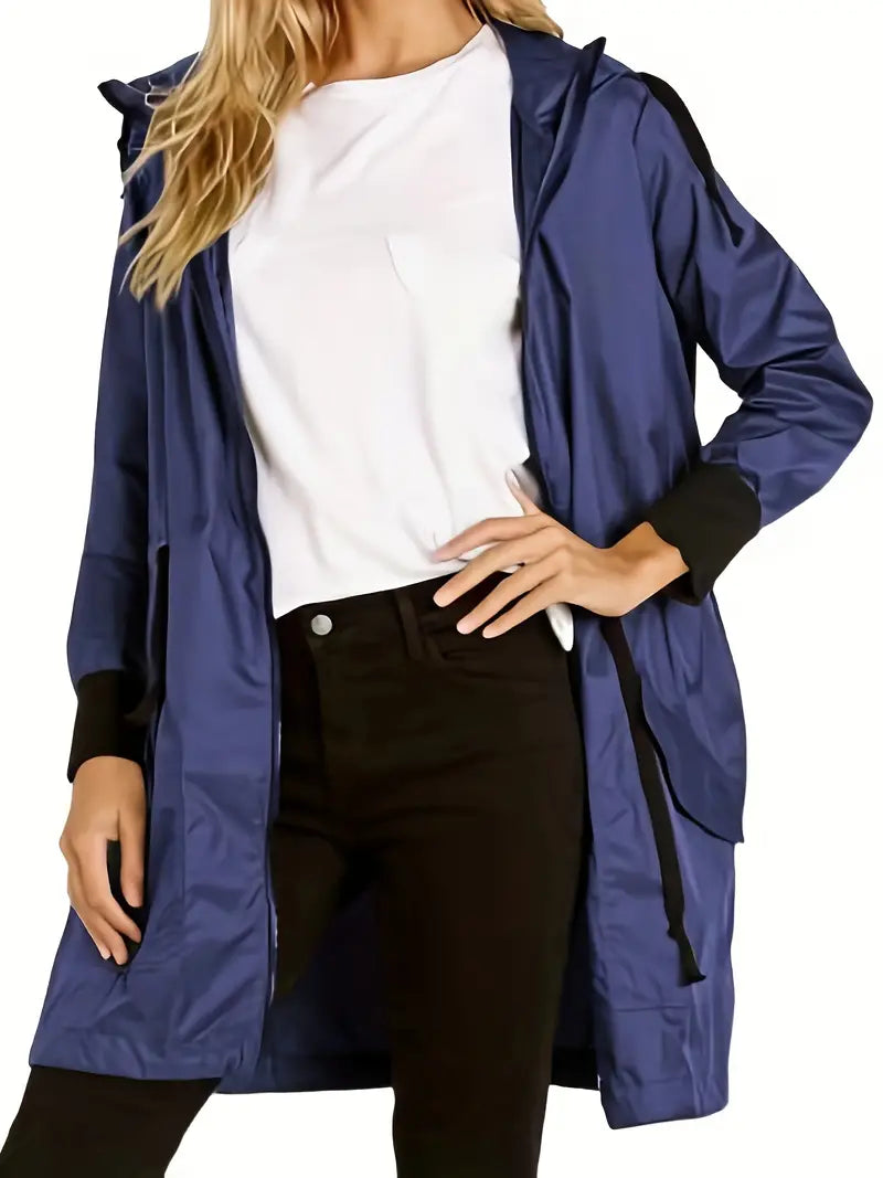 Coralia | Windbreaker for women with hood and drawstring