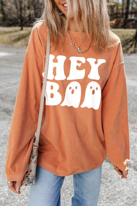 Anita® | Long sleeve crew neck sweatshirt with letter graphic