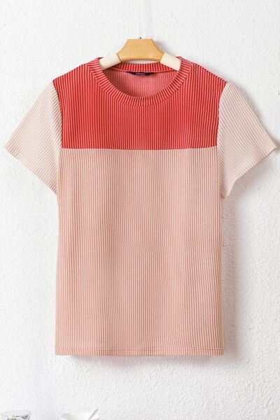 Carolina® | Color block crew neck short sleeve t-shirt
