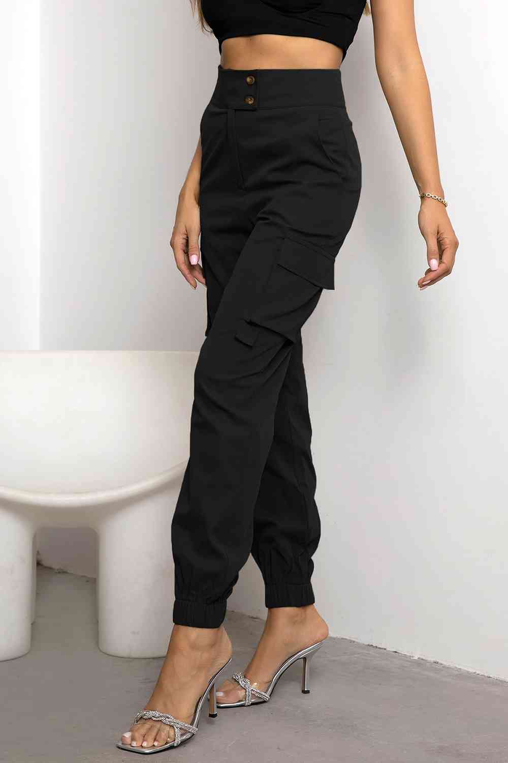 Bellanca® | High-Waisted Cargo Pants