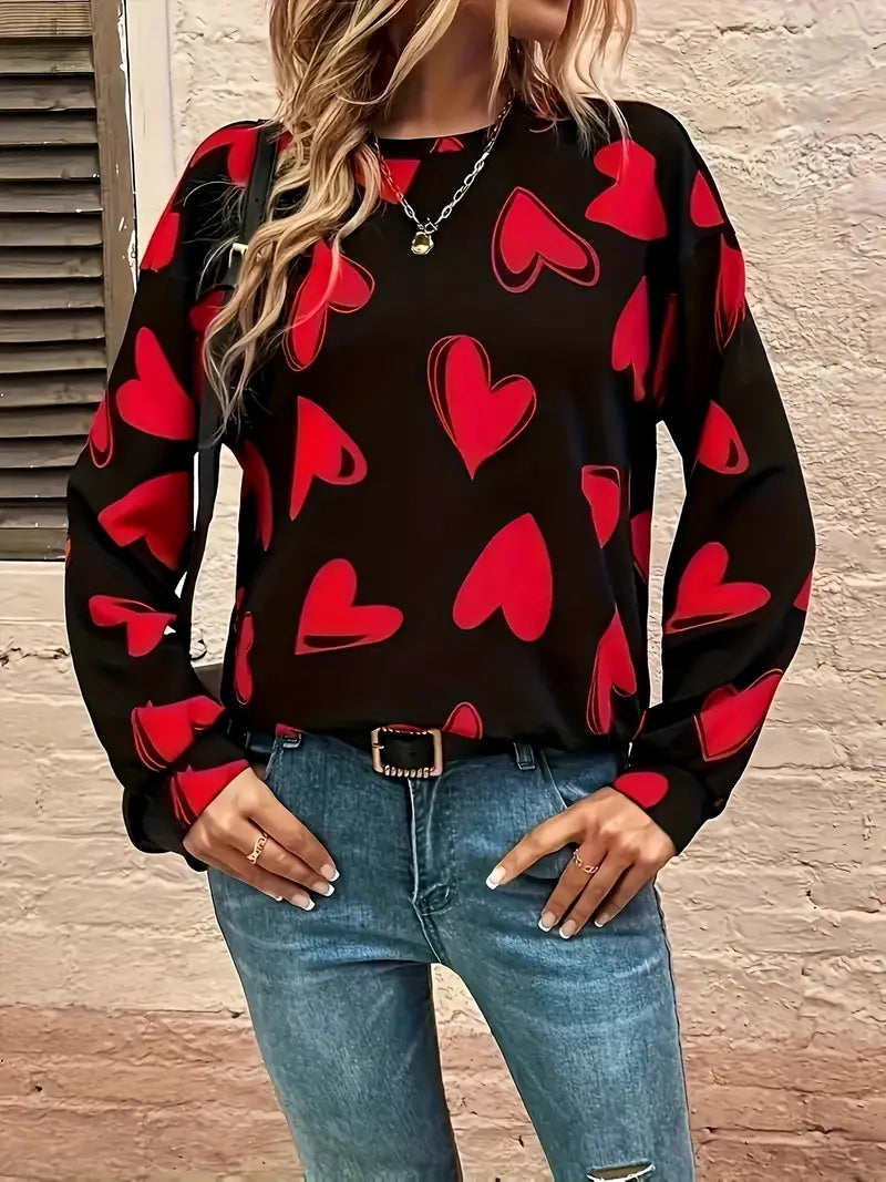 Carolina® | Chic crew neck sweater from Chic Heartbeat