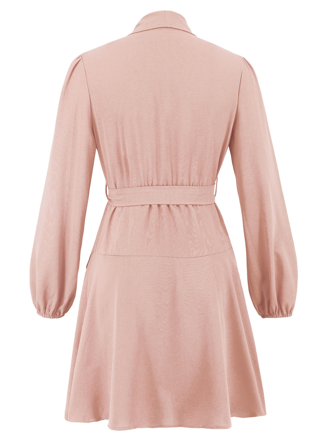 Chloe® | Long sleeve mini dress with surplice lacing at the waist
