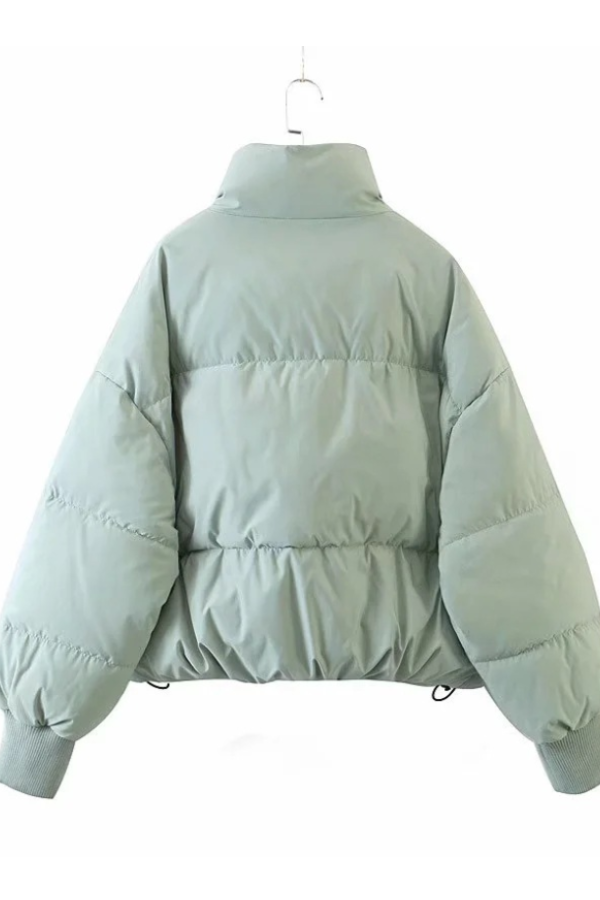 Brianna® | Stand Collar Zipper Pocket Thick Warm Cotton Jacket