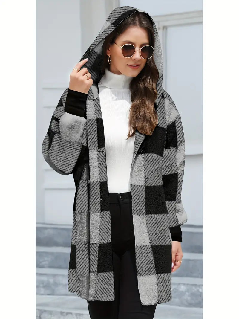 Carmen® | Soft plush hooded cardigan