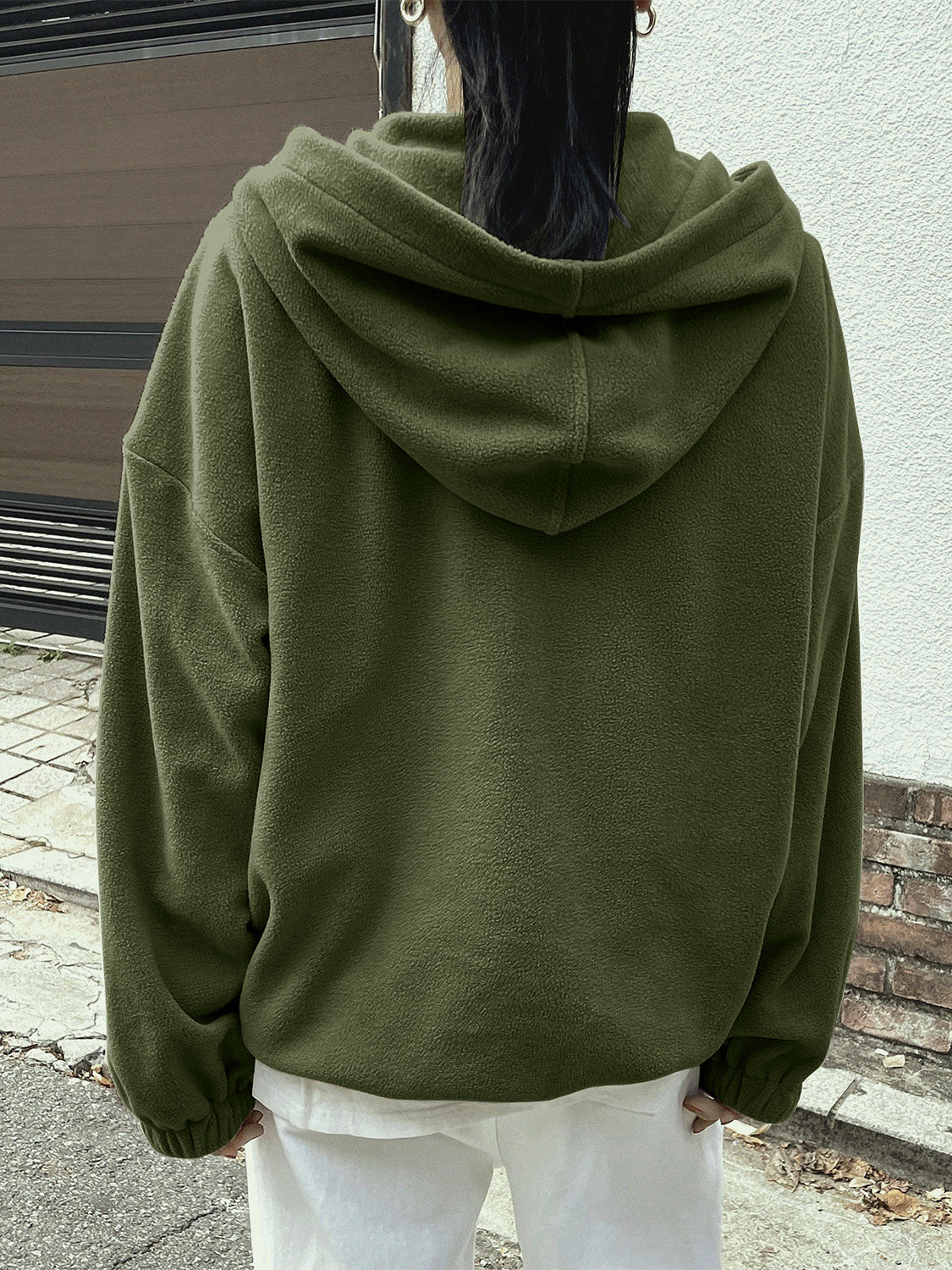 Beatriz® | Mountain Quarter Zip Long Sleeve Hoodie