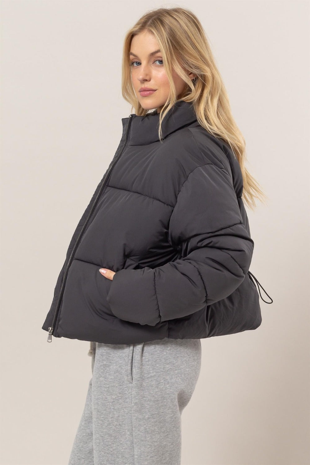 Edna® | Puffer jacket with quilted back and drawstring