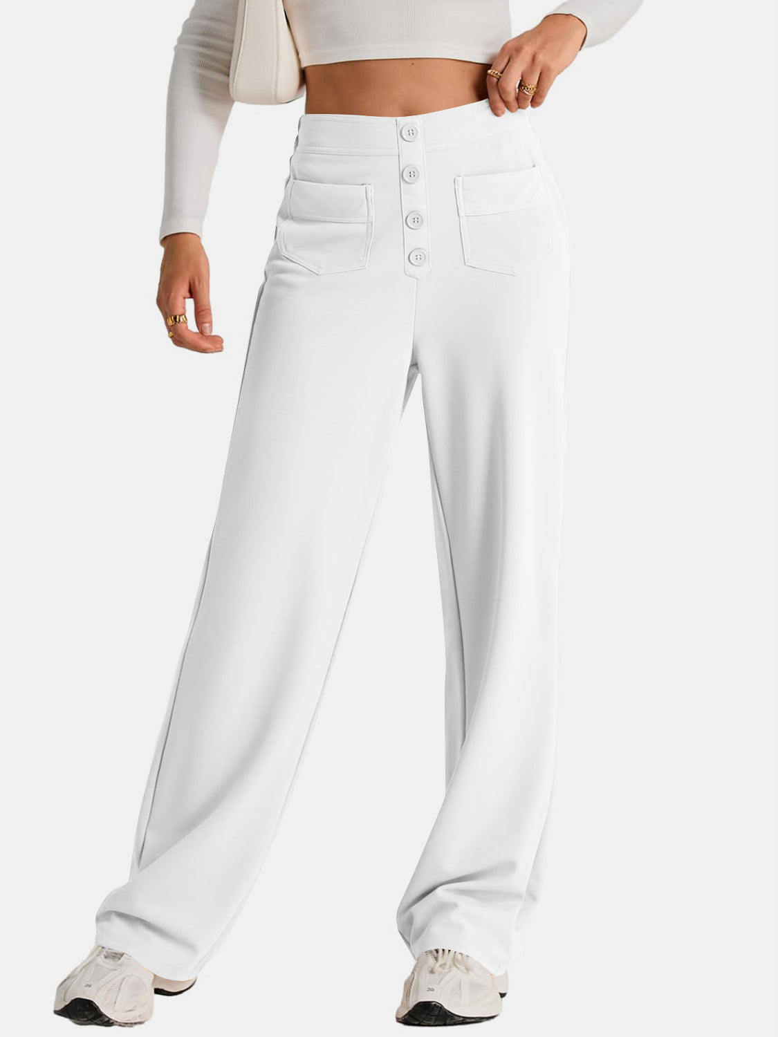 Apolonia | Wide-leg, high-waisted trousers
