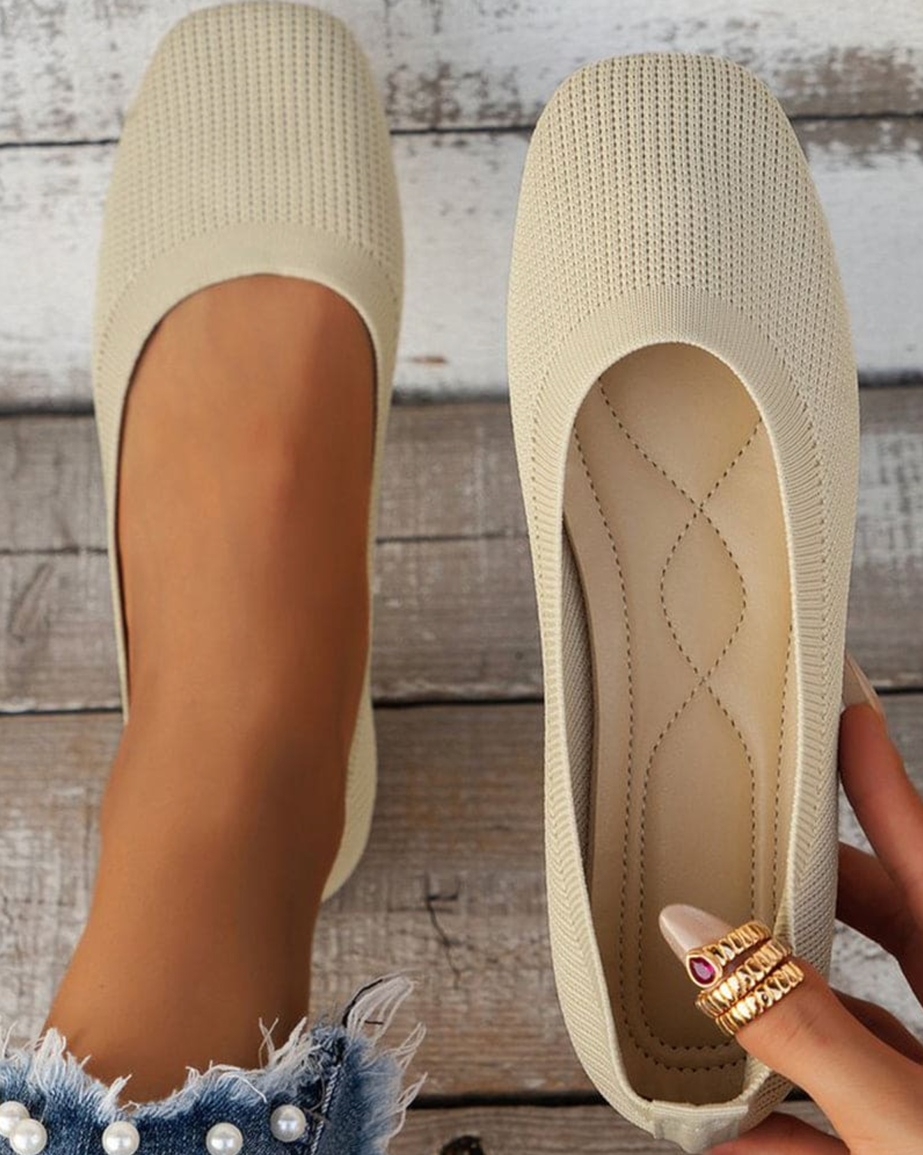 Brianna® | Flat, breathable mesh shoes