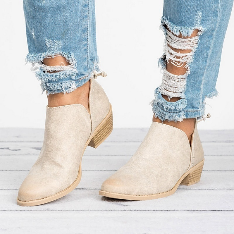 Reba | Vintage Style Ankle Boots with Modern Comfort