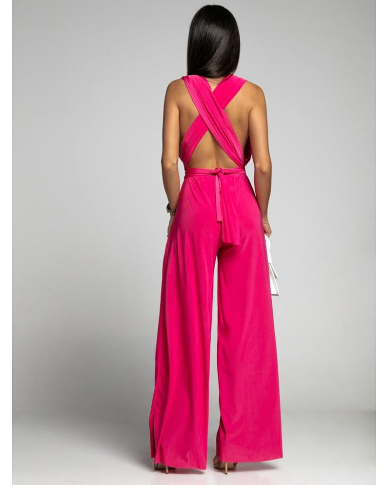 Aranza® | Stylish V-neck jumpsuit for summer