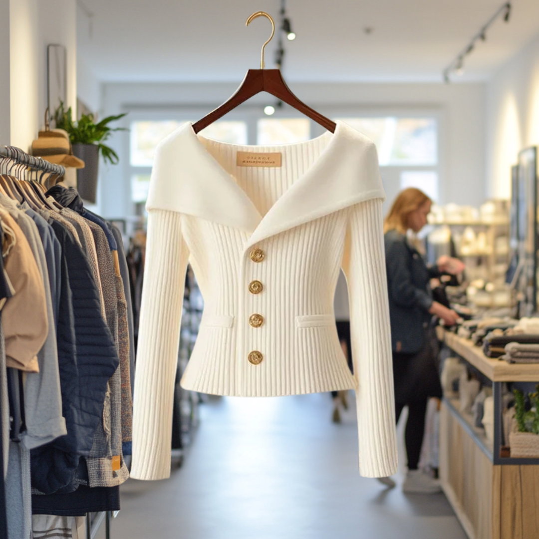 Ariadna | Veleda – Elegant women's cardigan with buttons