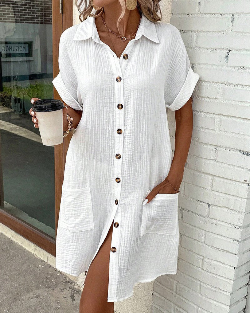Clementine® | Elegant polo shirt dress for women
