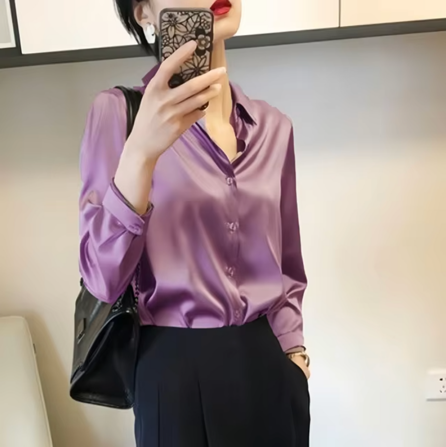 Dana® | Elegant satin blouse