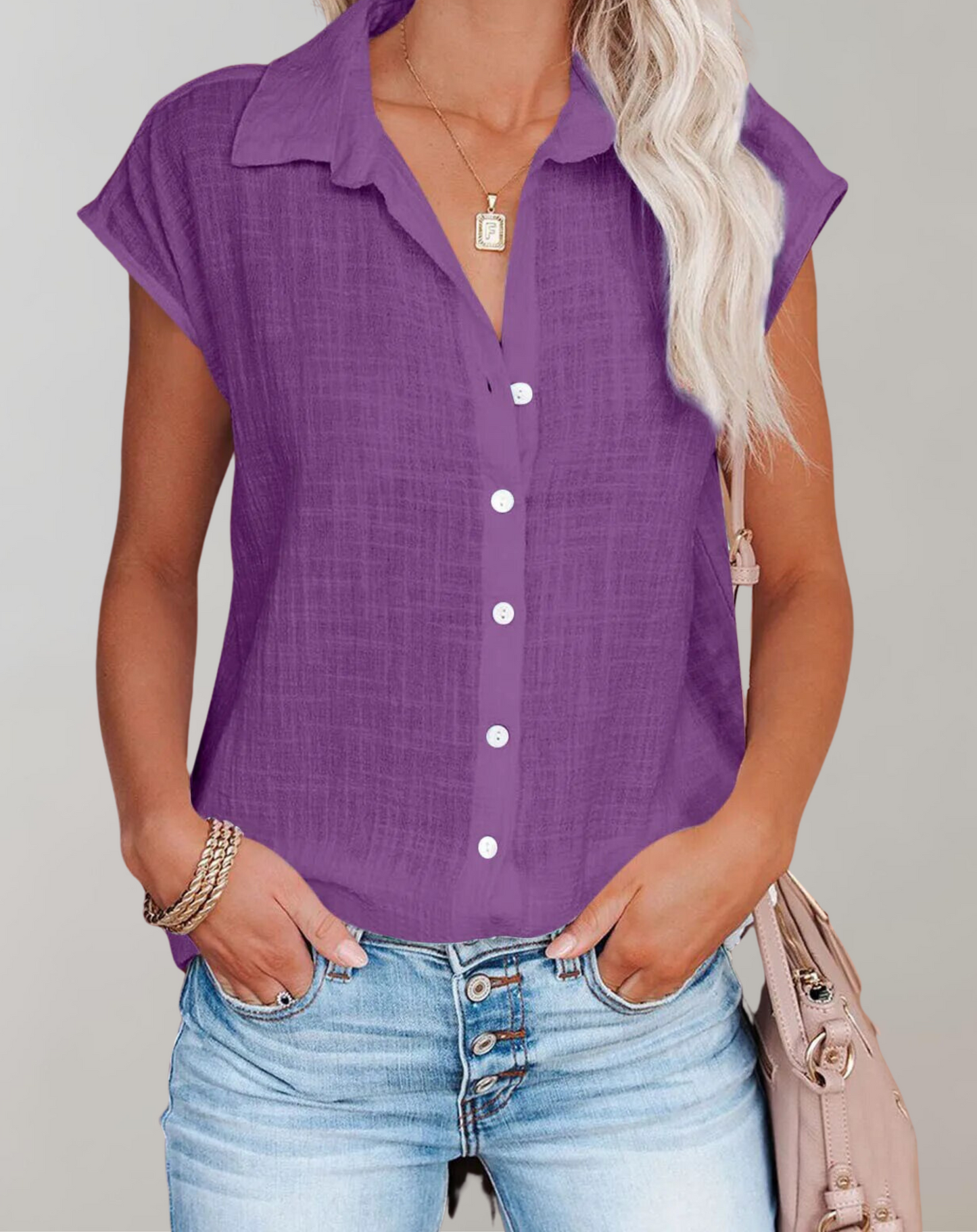Elena® | Solid Casual Shirts Without