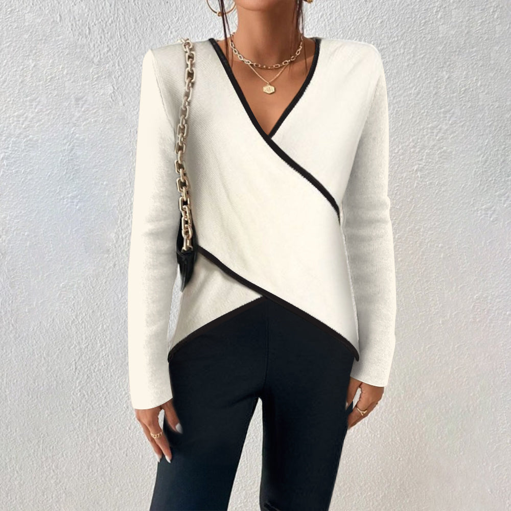 Antonella | Luxurious V neck sweater for women