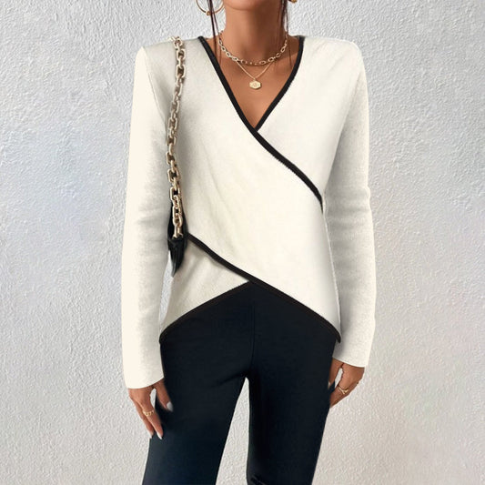 Antonella | Luxurious V neck sweater for women