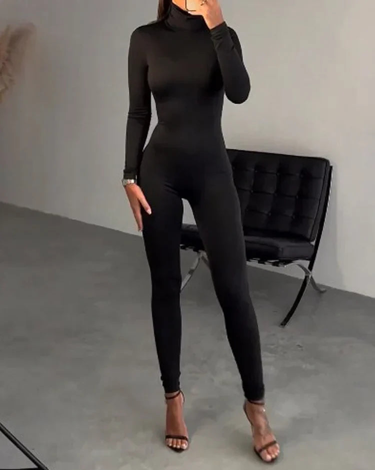 Alejandra® | Comfortable spring jumpsuit long sleeves