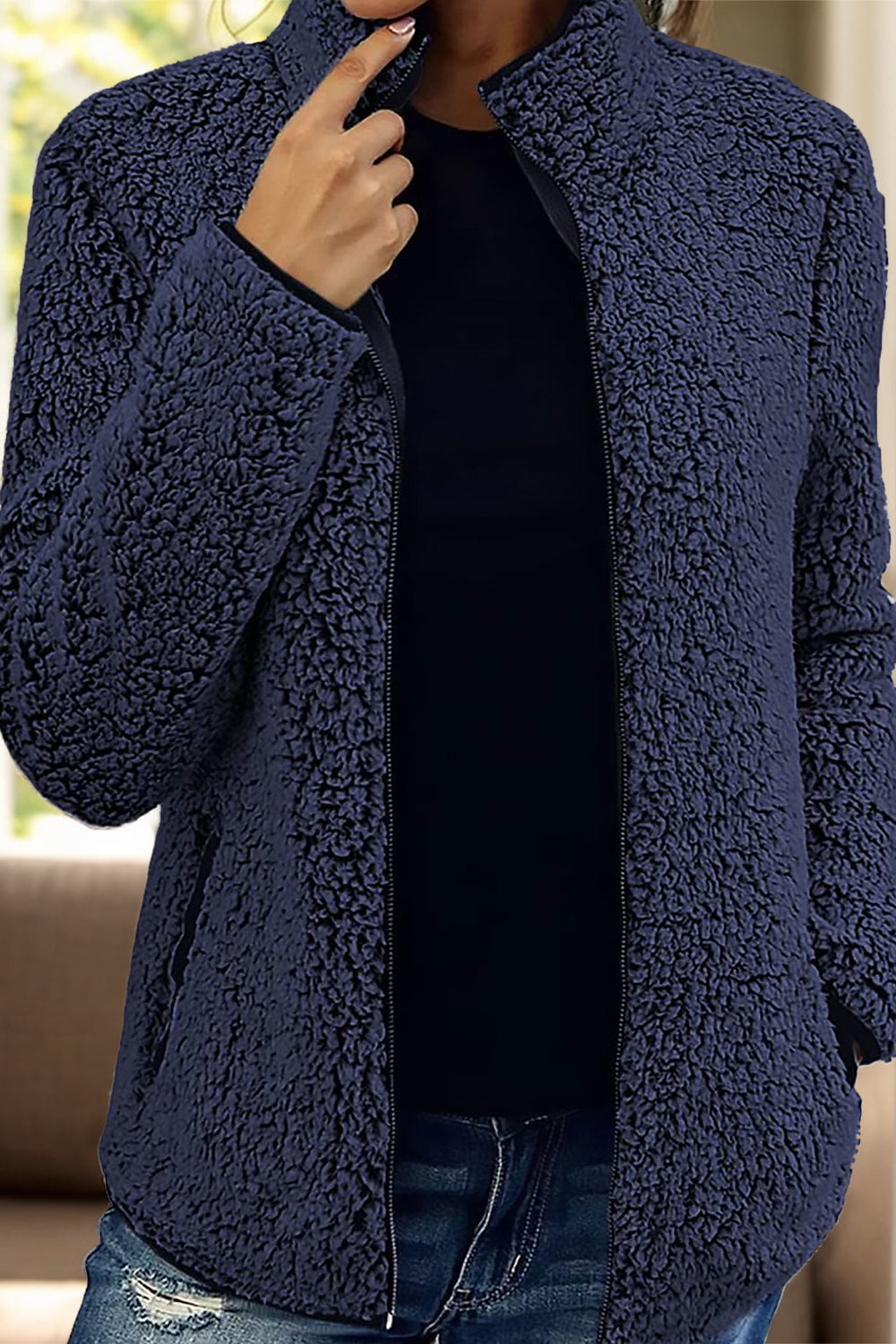 Doris® | Turtleneck jacket with zip and pockets