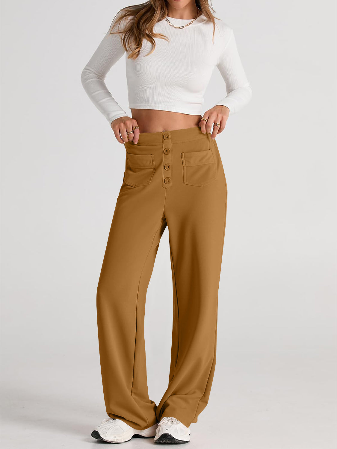 Apolonia | Wide-leg, high-waisted trousers