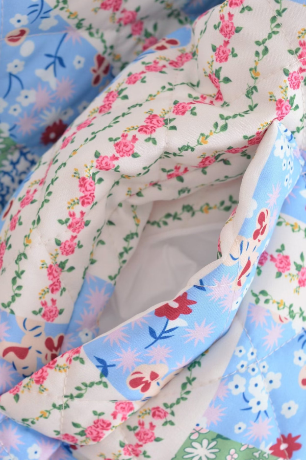 Belén® | Loose Stand Collar Long Sleeve Floral Printed Cotton Jacket