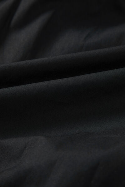 Autumn® | Dress with button placket, puff sleeves and ruffled hem