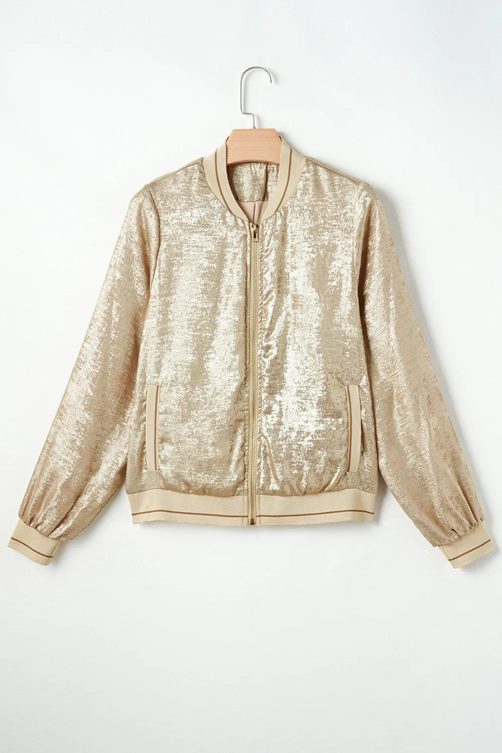 Claudia® | Long sleeve jacket with baseball collar and zip