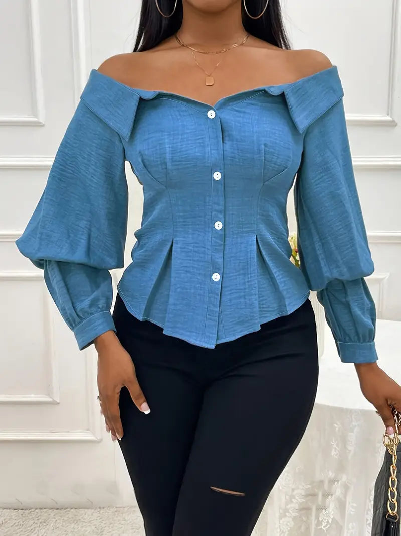 Dulce® | Elegant off-the-shoulder blouse