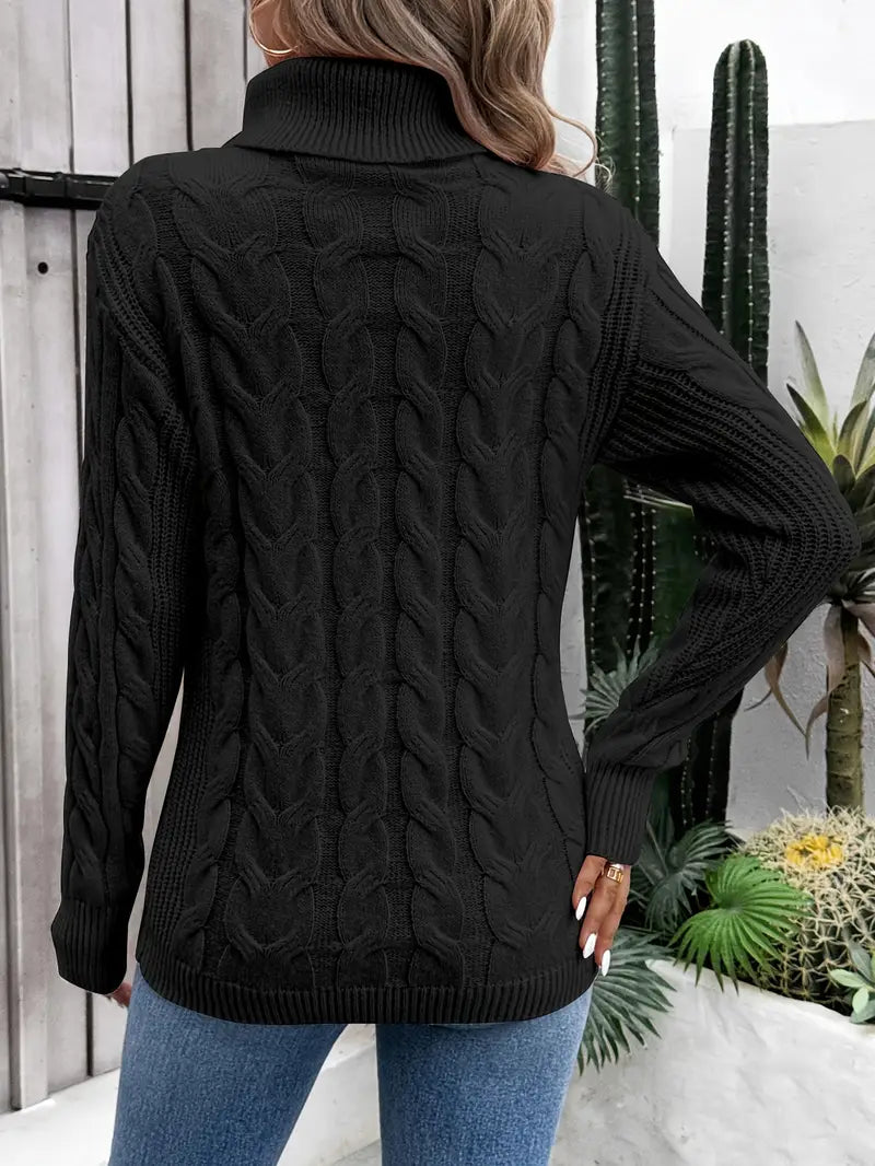 Brianna® | Knitted turtleneck sweater
