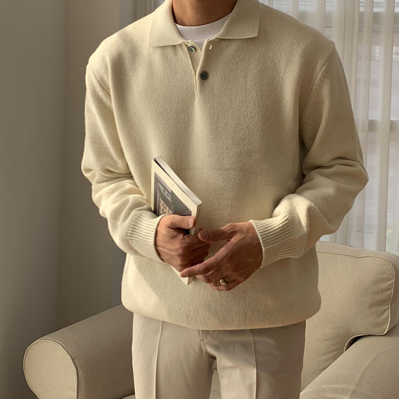 Gene | Men's Polo Knit Sweater
