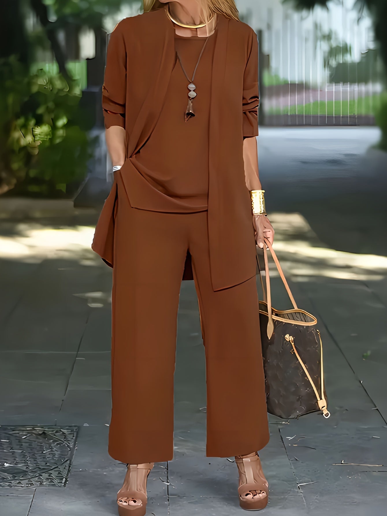 Elena® | Perfect chic simple three piece set for women