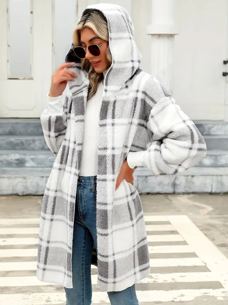 Carmen® | Soft plush hooded cardigan