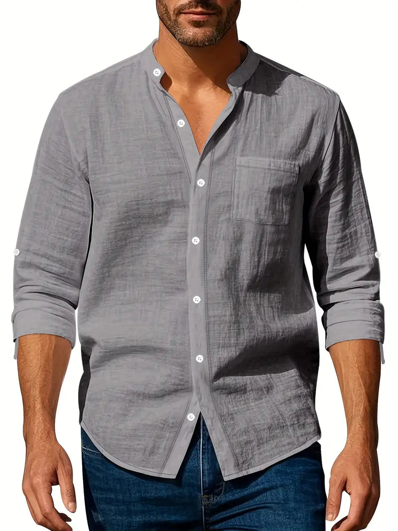 Grayson | Lightweight Stylish Long Sleeve Shirt for Men