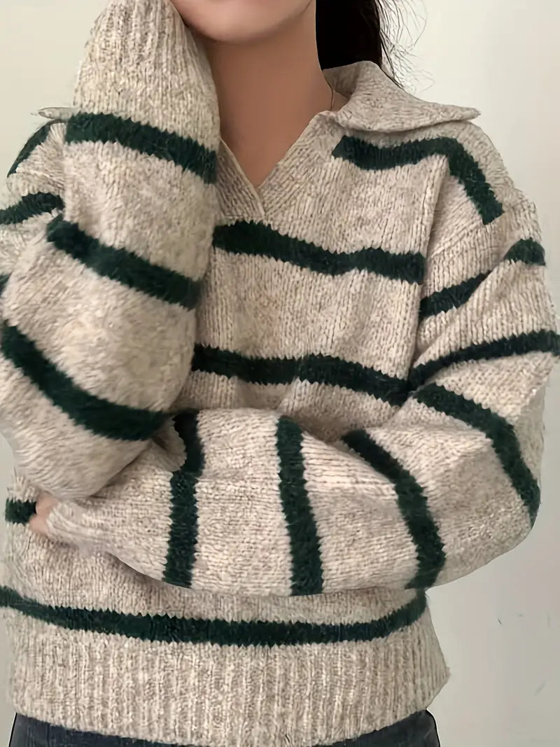 Elena® | V-neck knitted sweater