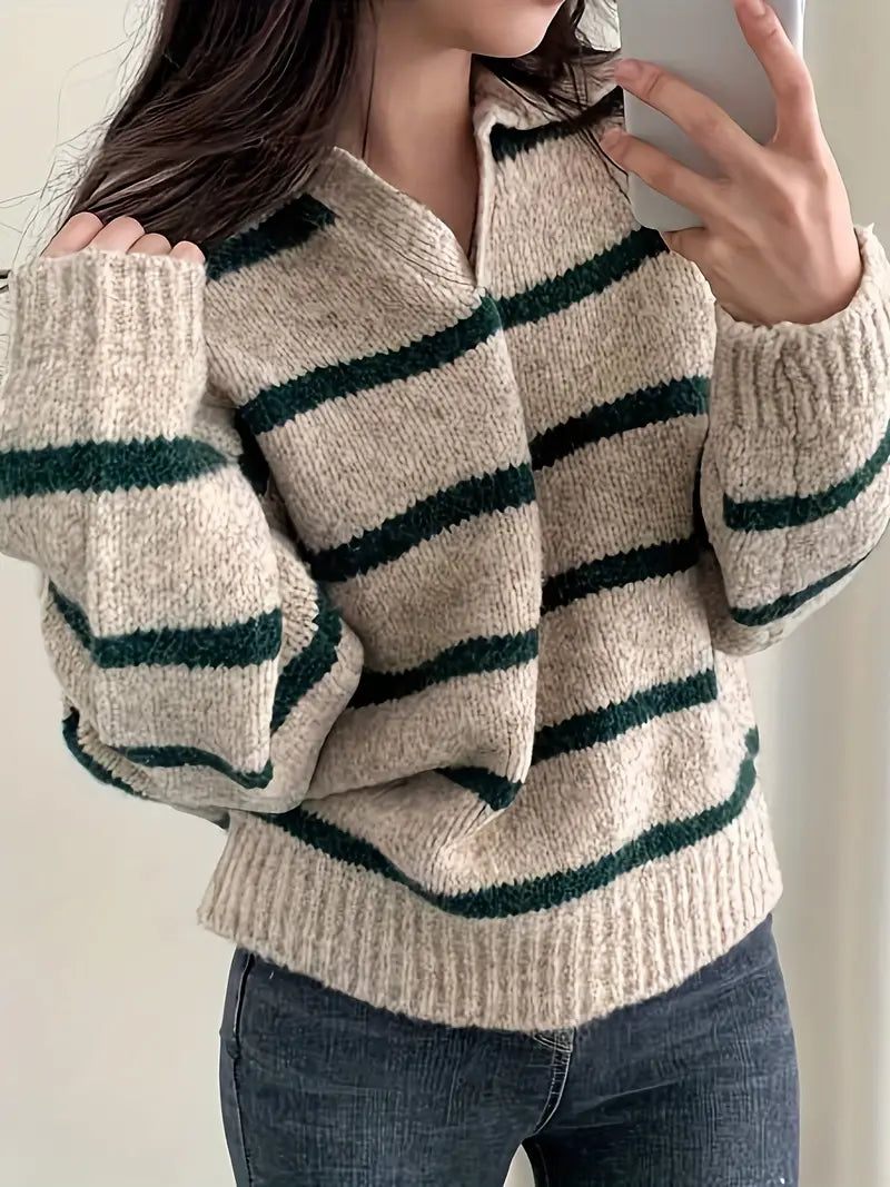 Elena® | V-neck knitted sweater