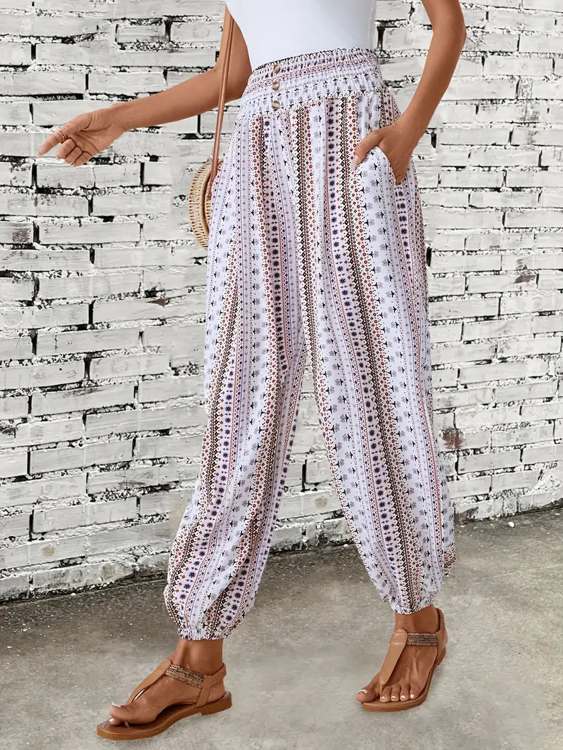 Elara® | High waist boho pants