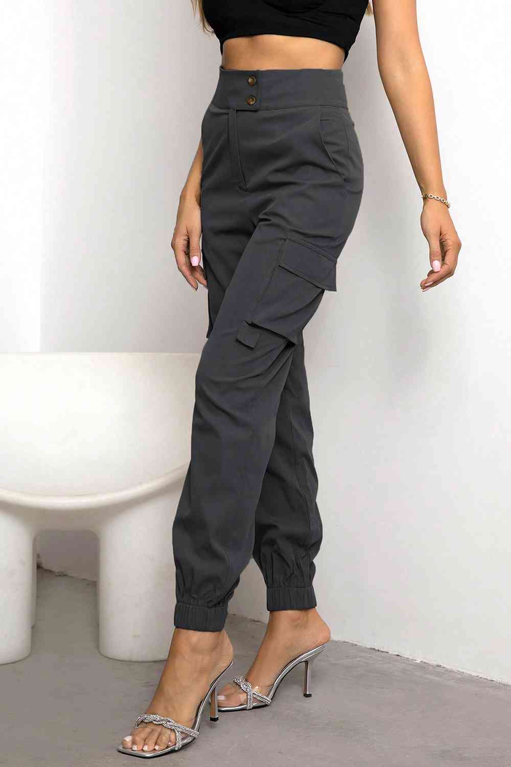 Bellanca® | High-Waisted Cargo Pants