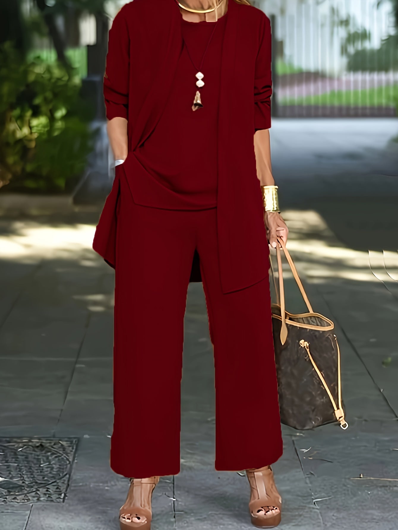 Elena® | Perfect chic simple three piece set for women