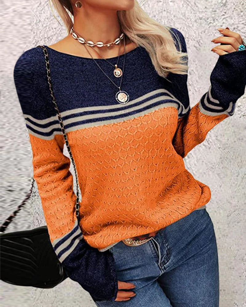 Cinthia® | Casual cotton sweater in various colors for women