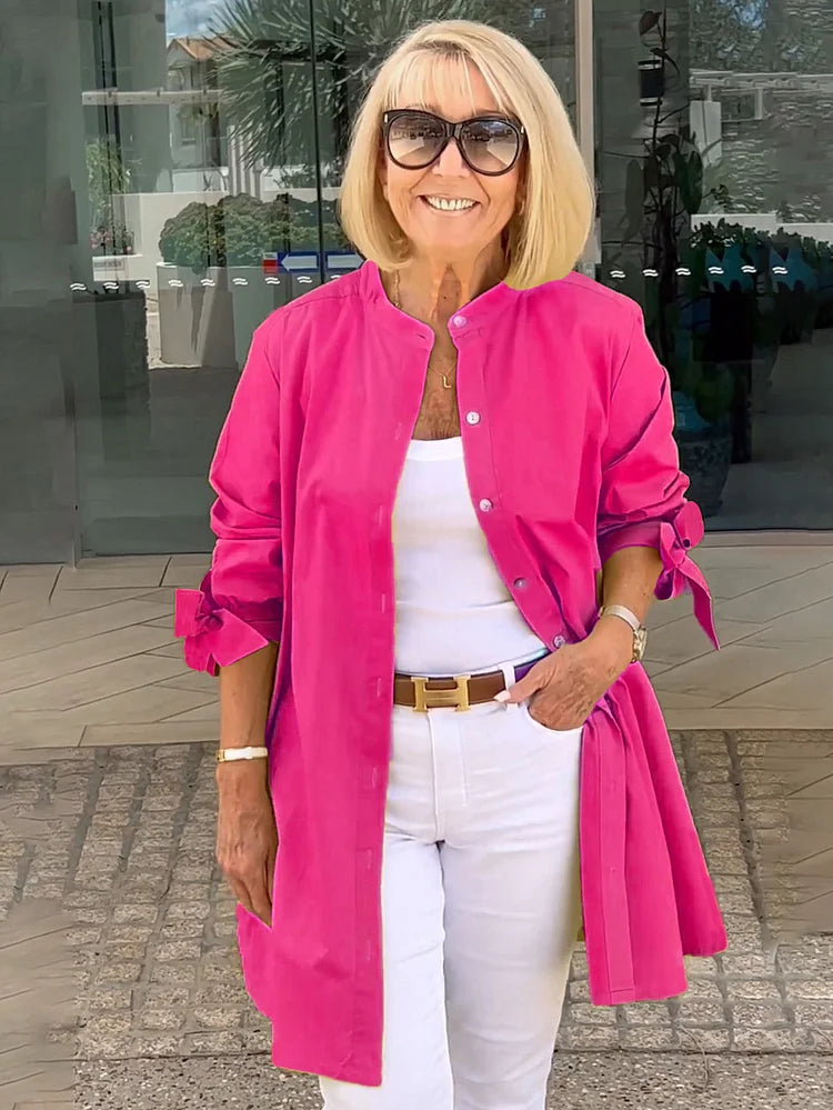 Broun® | Elegant Long-Sleeved Shirt For Women