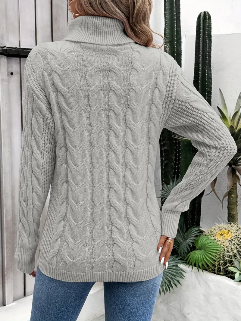 Brianna® | Knitted turtleneck sweater