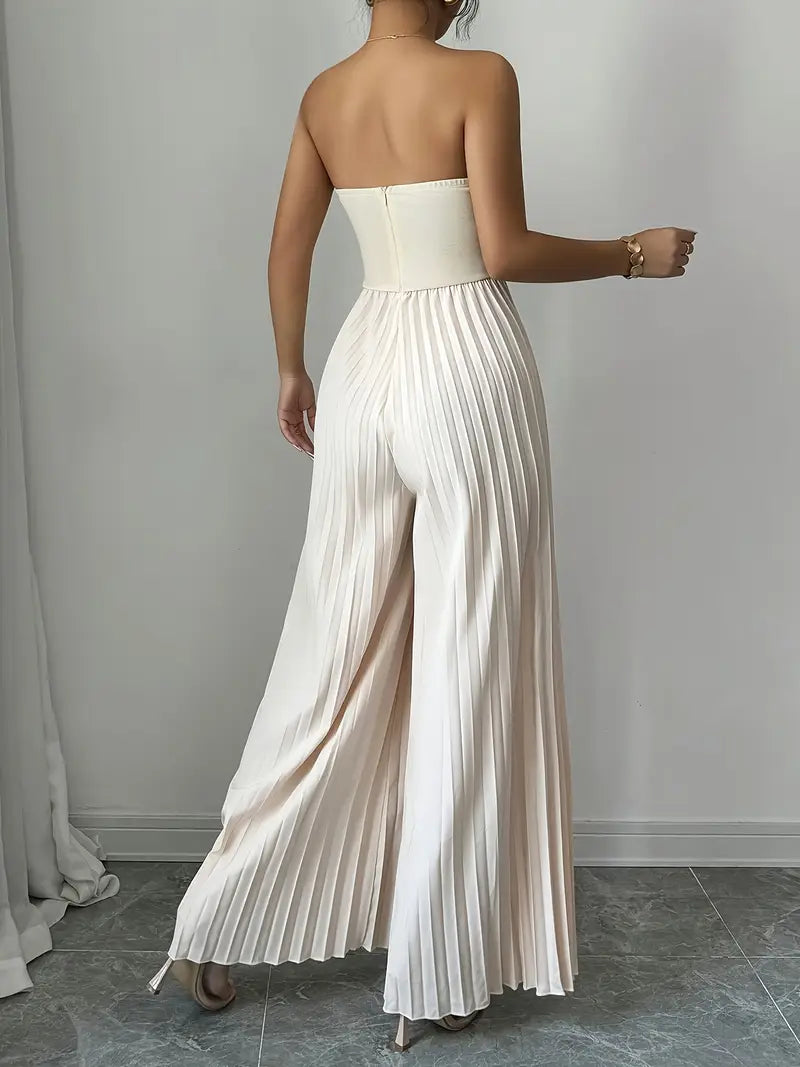 Blythe® | Elegant strapless jumpsuit