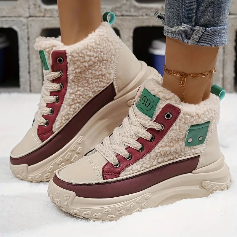 Edna® | Waterproof plush ankle boots