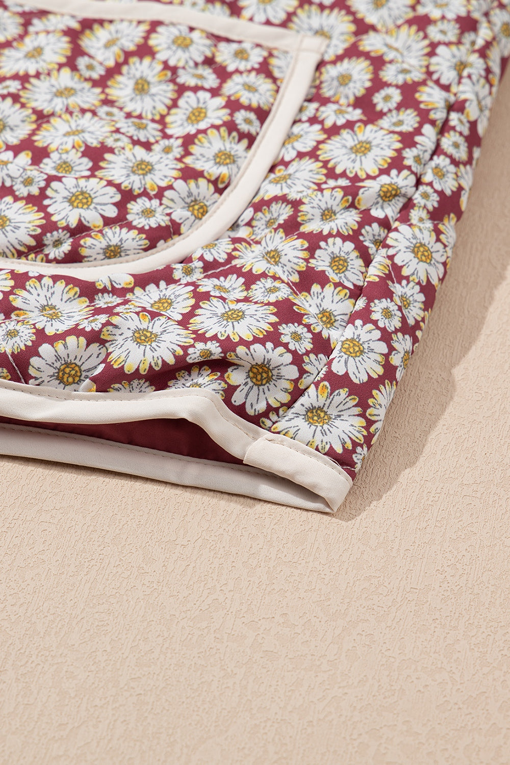 Clara® | Floral print long sleeve outerwear with snap fasteners